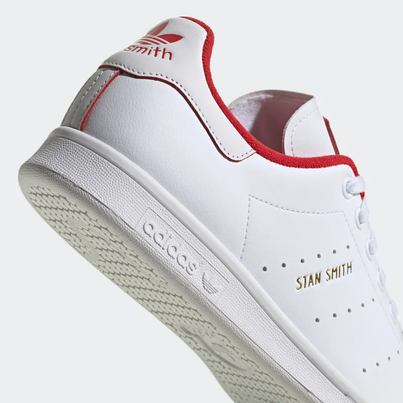 Adidas Stan Smith Cloud White / Scarlet / Gold Metallic (GX4463)