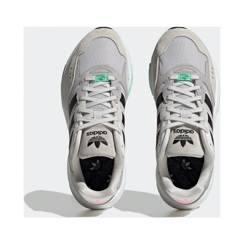 Adidas Retropy F90 Light Solid Grey / Core Black / True Pink (FZ6602)