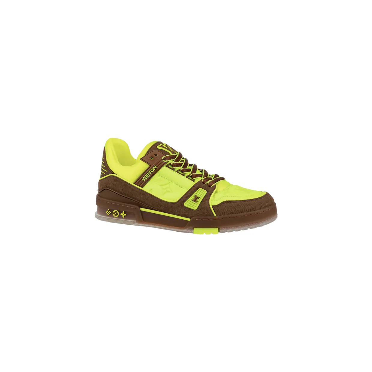 Louis Vuitton Trainer Yellow Brown (1A8Z6E)