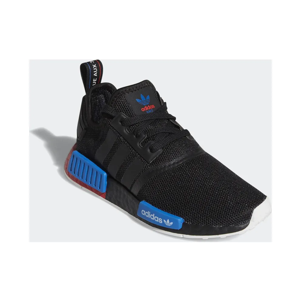 adidas NMD R1 Black Red Blue (GS) Core Black/Core Black/Lush Red (FX4352)