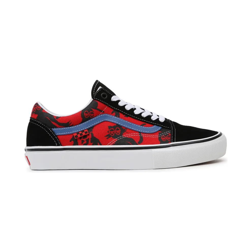 VANS Krooked By Natas For Ray Skate Old Skool Shoes Black (VN0A5FCBAPC)