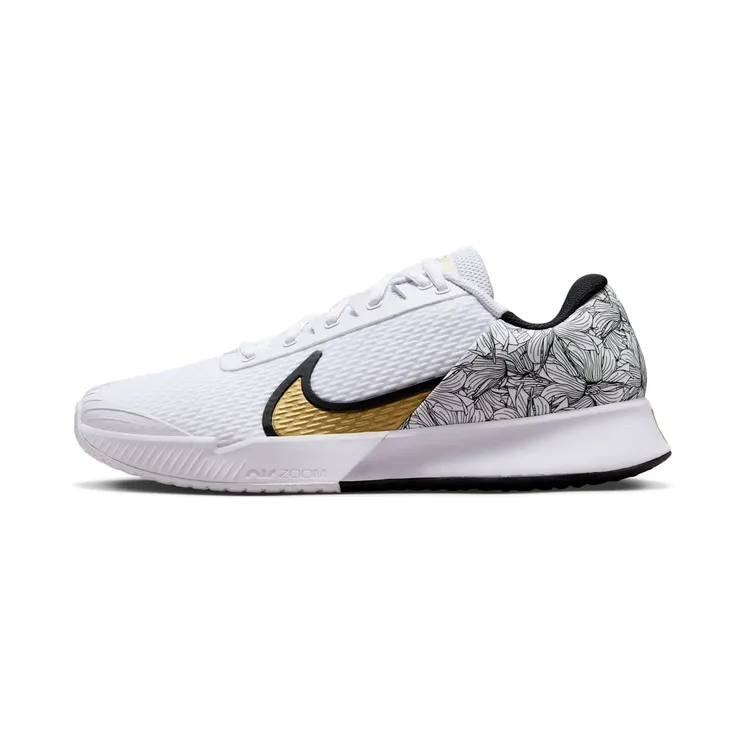 Nike Court Air Zoom Vapor Pro 2 Magnolia “White / Black / Metallic Gold” (FZ8227-100)