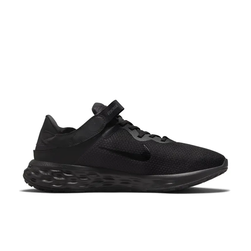 Nike Revolution 6 FlyEase Next Nature Easy-On-And-Off Road Running (Extra Wide) Black 50% Sustainable Materials (DD8476-001)