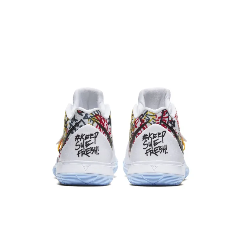 Nike Kyrie 5 Keep Sue Fresh Sue Bird (GS) White/Multi-Color (CW4403-100)