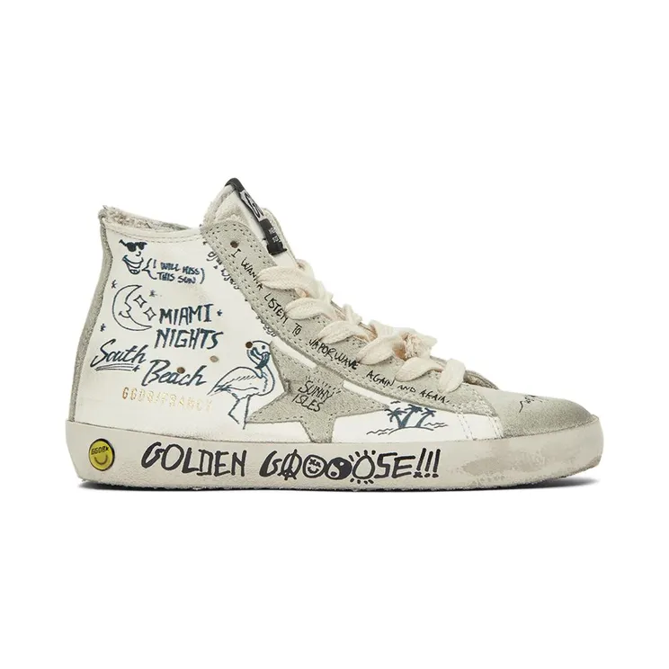Golden Goose Kids White Francy Classic Sneakers (GYF00113.F002669.10220)