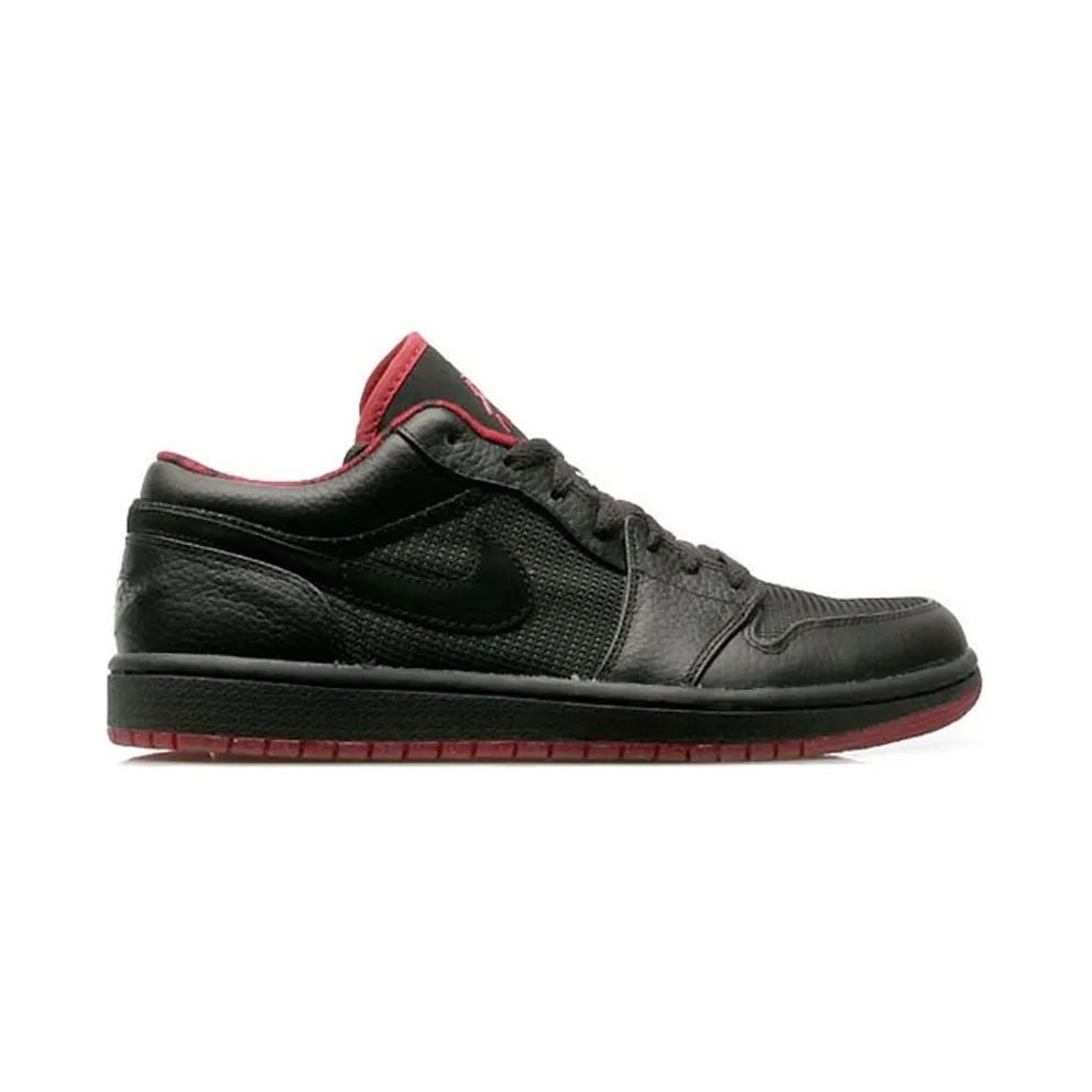 Jordan 1 Retro Low Black Metallic Silver Varsity Red (309192-001)