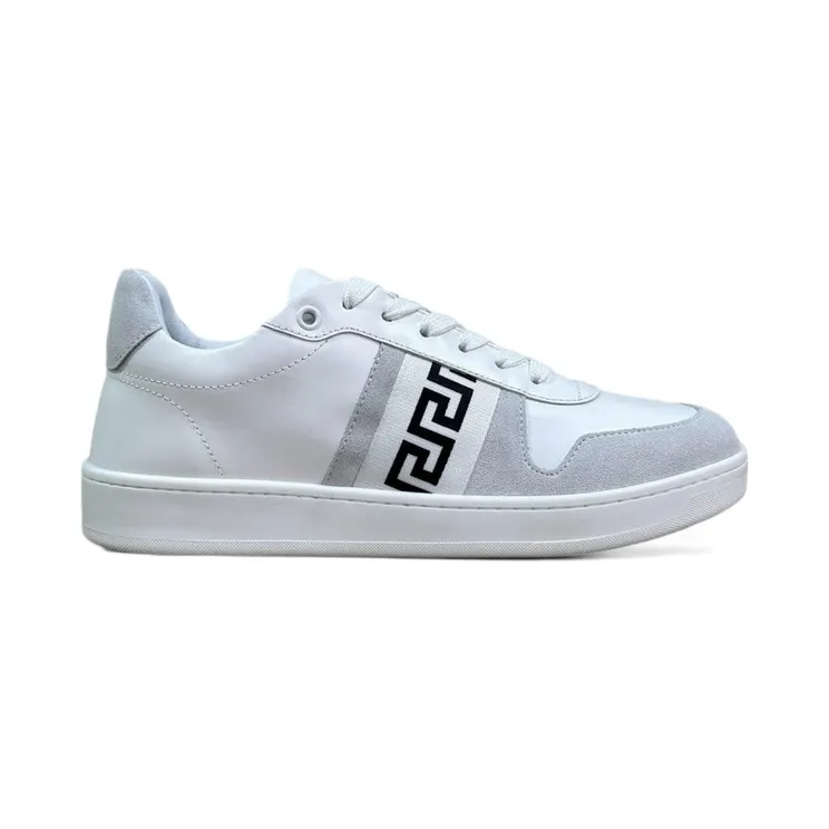 Versace La Greca Sneakers White Black (1012657 1A08931 2W020)