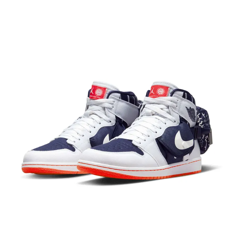 Air Jordan 1 Utility Stash Quai 54 – “White / Neutral Indigo-light Bone” (DV1717-100)