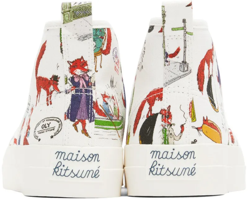 Maison Kitsuné White Olympia Le-Tan (IU04741WE4001)