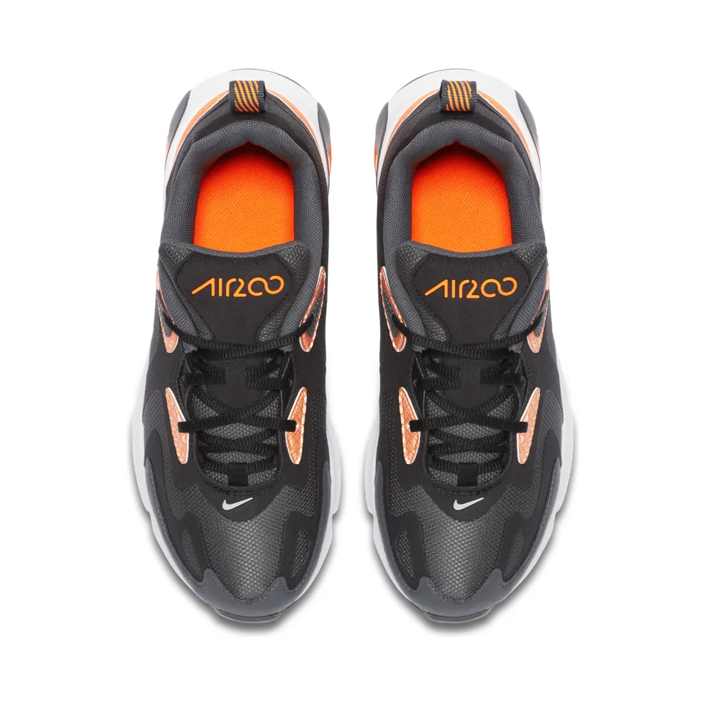 Nike Air Max 200 Winter “Dark Grey / Black / Total Orange / Metallic Silver” (BQ4771-002)