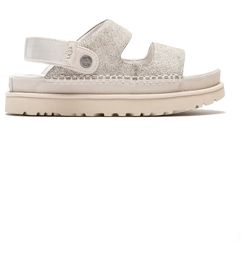 UGG Goldenstar Crackle Glide Sandal Crackle White (1177852-CRCK)
