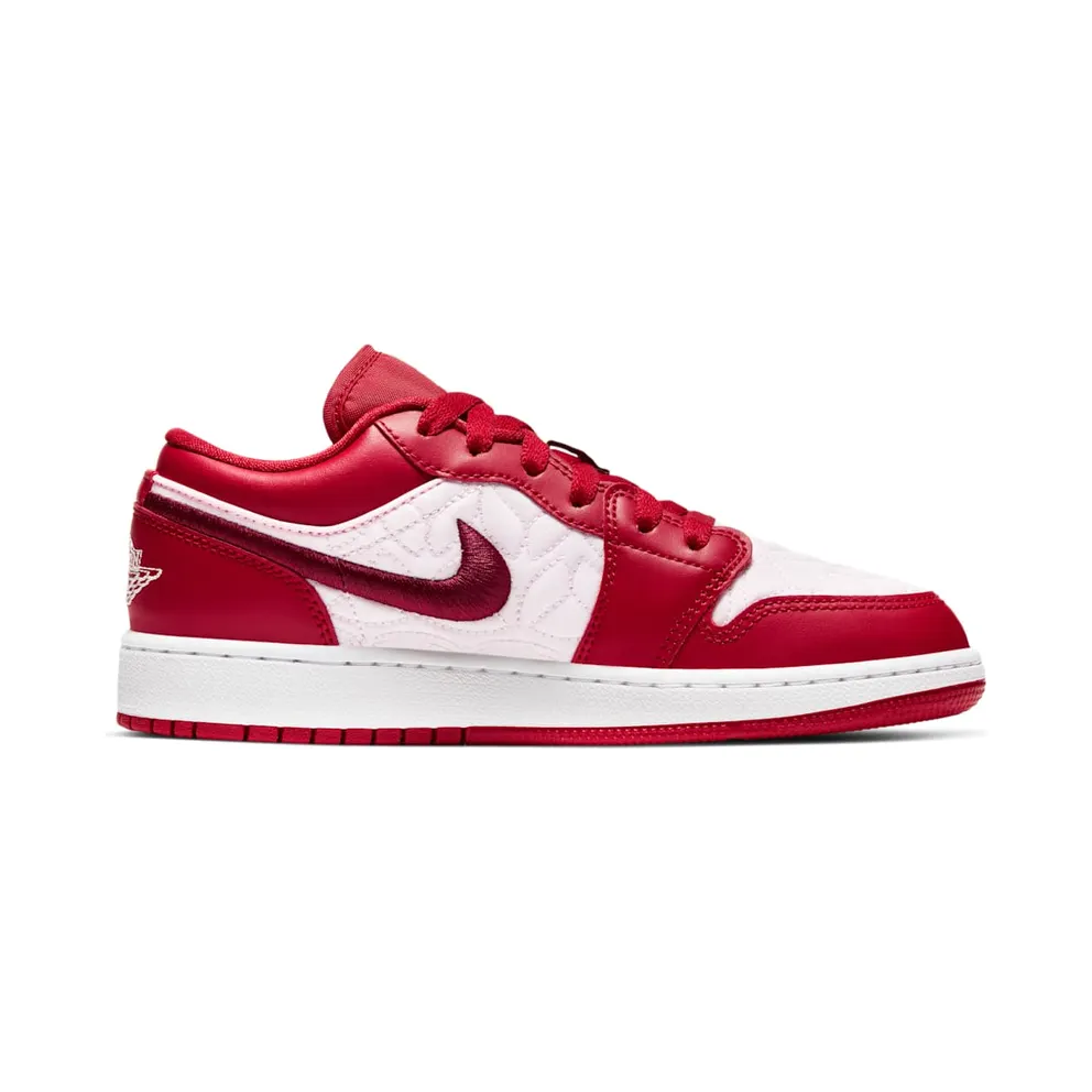 Jordan 1 Low SE Red Quilt (GS) Deep Red/Sail-Gym Red (DB3621-600)