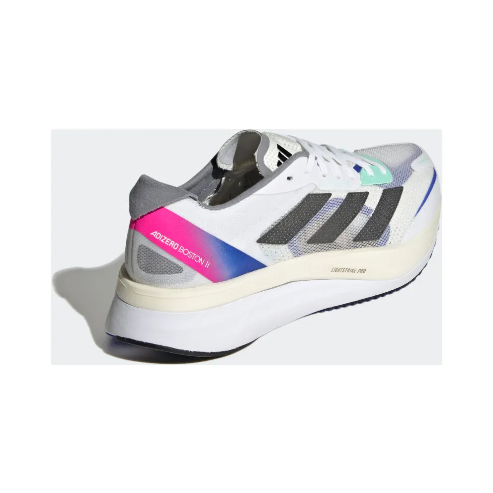 adidas Adizero Boston 11 Cloud White / Core Black / Lucid Blue (HQ3693)