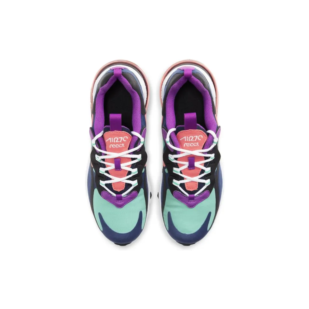 Nike Air Max 270 React Blue Void (GS) Blue Void/Black/Kinetic Green (BQ0103-402)