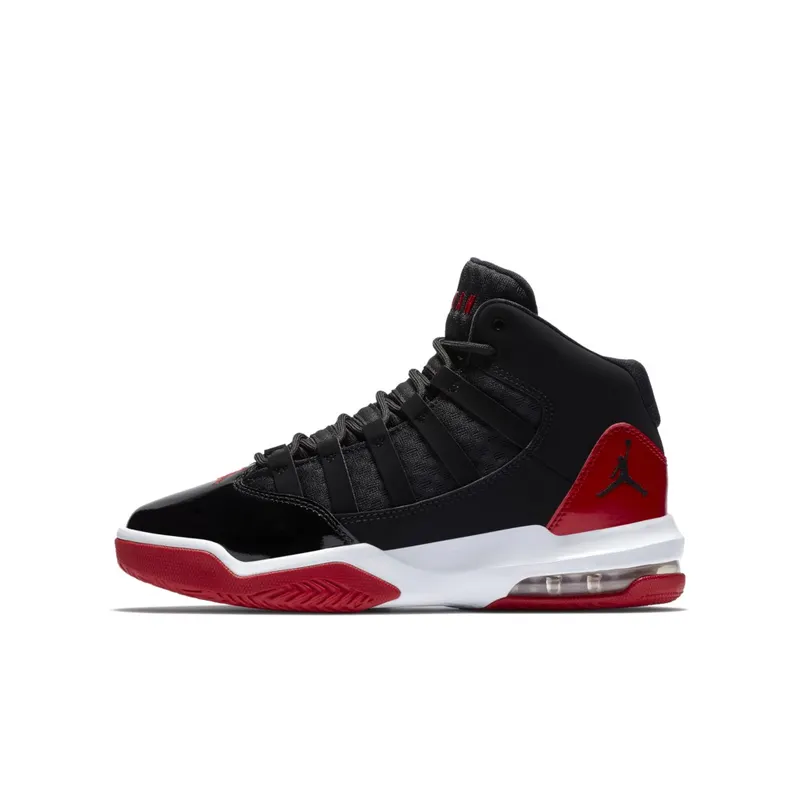 Jordan Max Aura Bred (GS) Black/Gym Red-White (AQ9214-006)