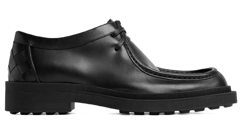 Bottega Veneta Ben Leather Shoes Black