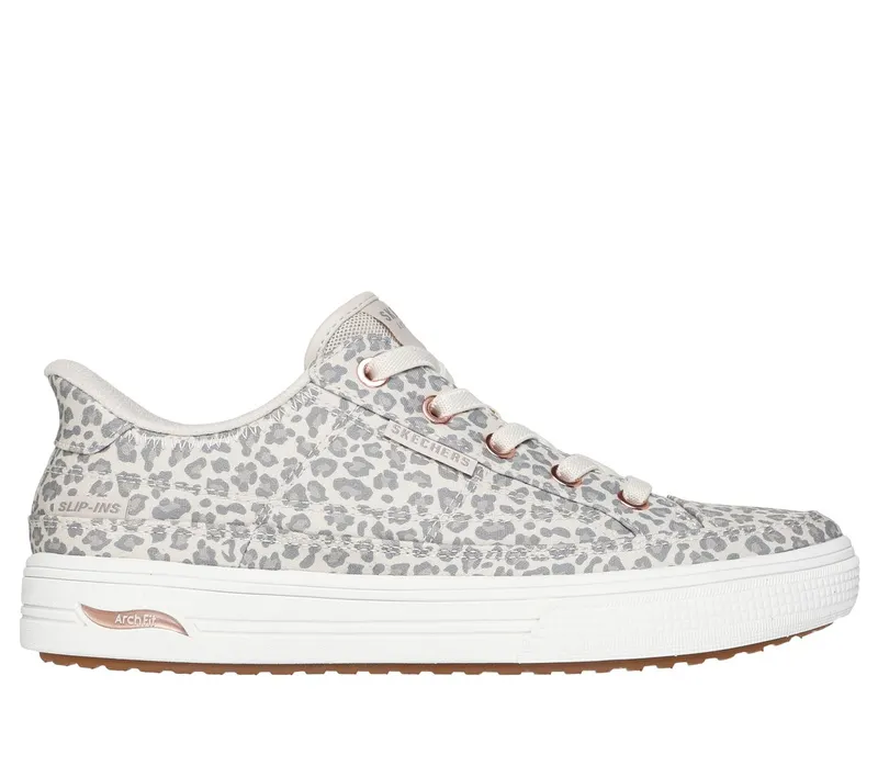 Skechers Slip-ins: Arch Fit Arcade – Wild Nite Sneaker Luipaard