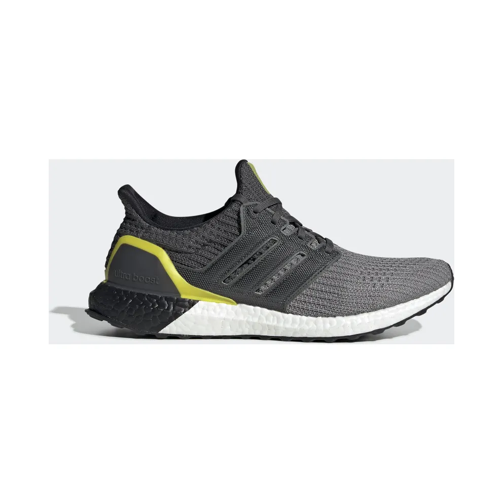 adidas Ultra Boost 4.0 Grey Black Yellow (G54003)