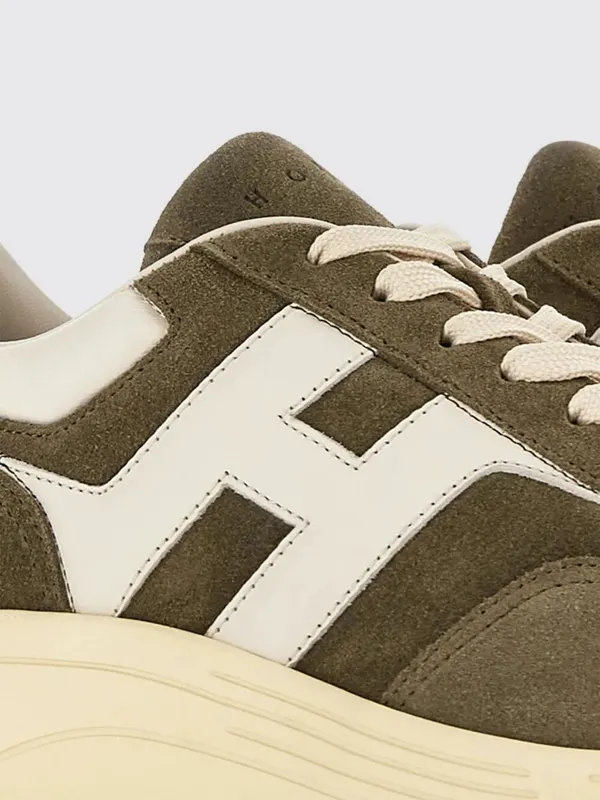 Hogan Hyperlight Suede Sneakers Green (HXM5630FR30UL6419L) (3)