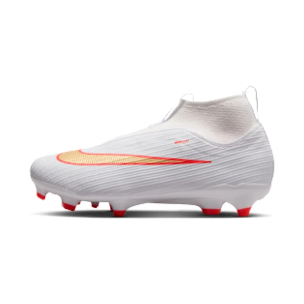 Nike Jr. Mercurial Superfly 11 Academy ‘ Multi-Ground High-Top “White/Bright Crimson/Blur” (IU1783-100)