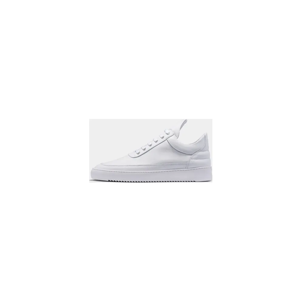 FILLING PIECES Low Top Ripple Nappa All White (25121721855)
