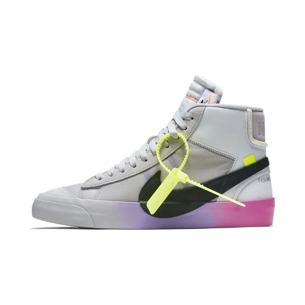 Nike x Off White Blazer Mid Serena Williams Wolf Grey ‘The Queen’ (2018) (AA3832-002)