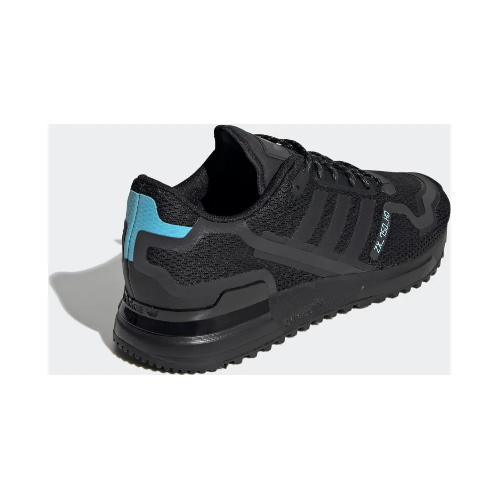 Adidas ZX 750 HD ‘Core Black Cyan’ Core Black/Core Black/Bright Cyan (FV8488)
