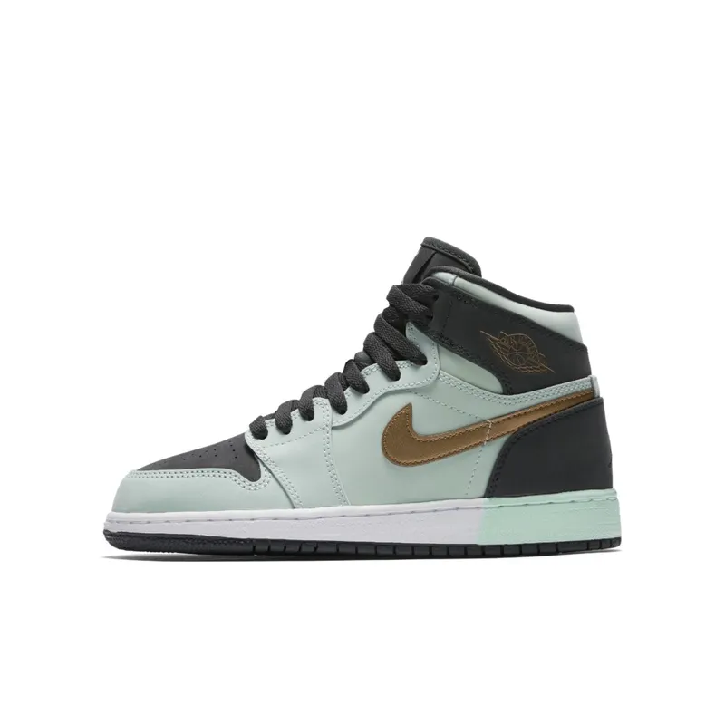 Jordan 1 Retro High Mint Foam Anthracite Metallic Gold (GS) Mint Foam/Anthracite-White-Metallic Gold (332148-300)