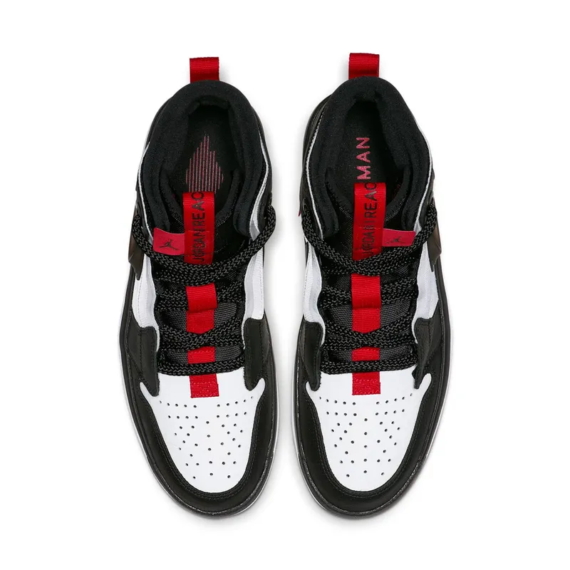 Jordan 1 High React Black White Gym Red Black/Black-White-Gym Red (AR5321-016)