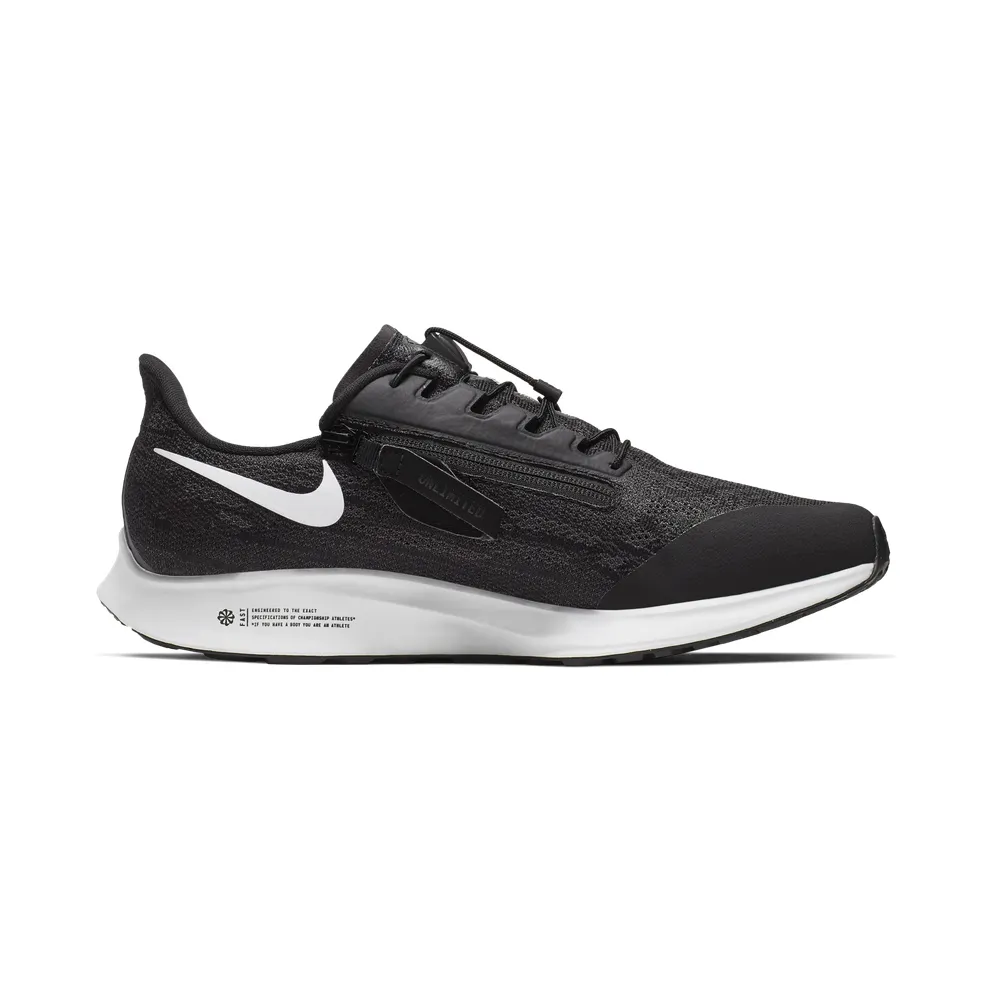 Nike Pegasus 36 FlyEase (extra breed) “Black / Thunder Grey / White” (BV0612-001)