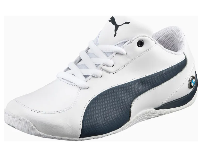 Puma BMW Motorsport Drift Cat 5 Leather Youth Weiß/Blau (360965-02)