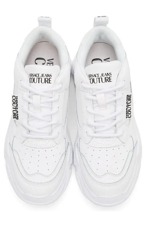 Versace Jeans Couture White Speedtrack Sneakers (E71VA3SC2EZP008) (5)