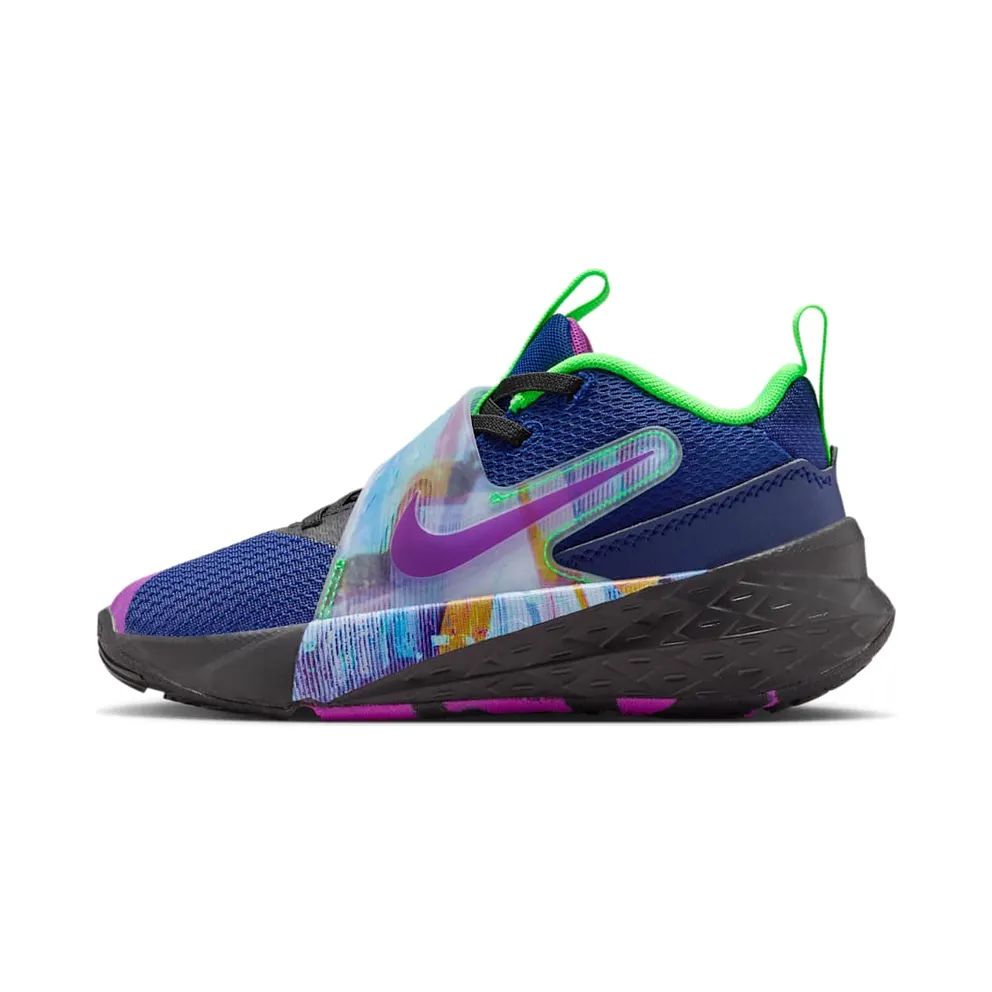 Nike Team Hustle D 12 Blue Void Green Strike Vivid Purple (HV2290-400)