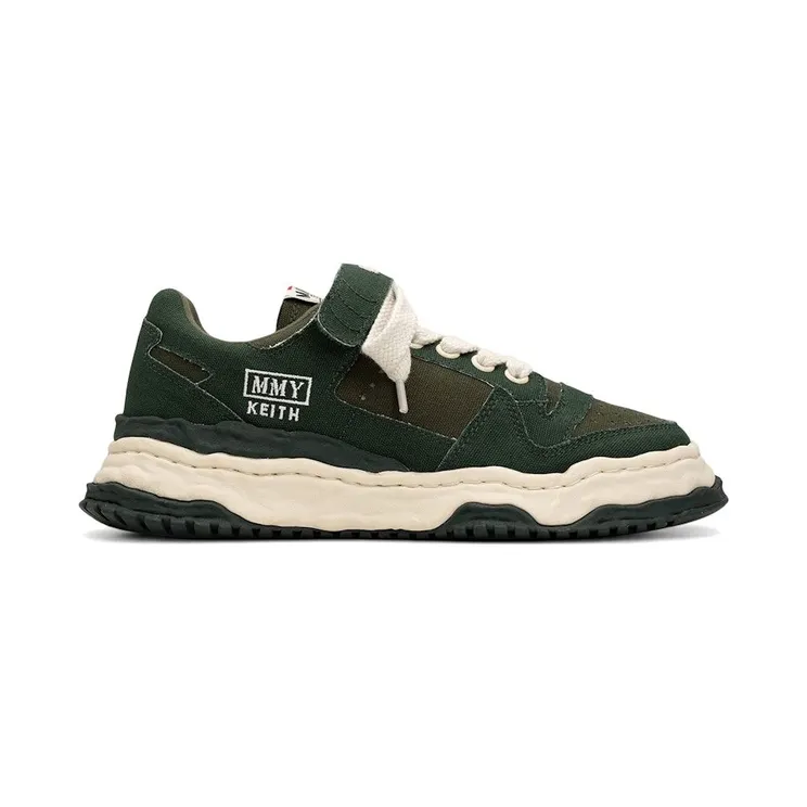 Maison Mihara Yasuhiro Keith OG Sole Canvas Low Green (A13FW704-GRN)