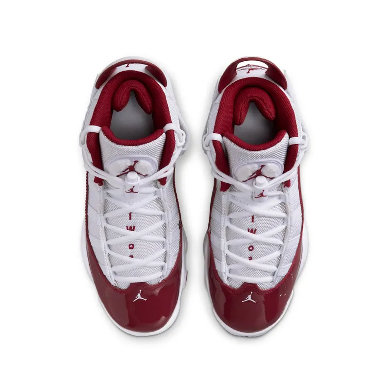 Jordan 6 Rings GS “White Team Red” (323419-165)