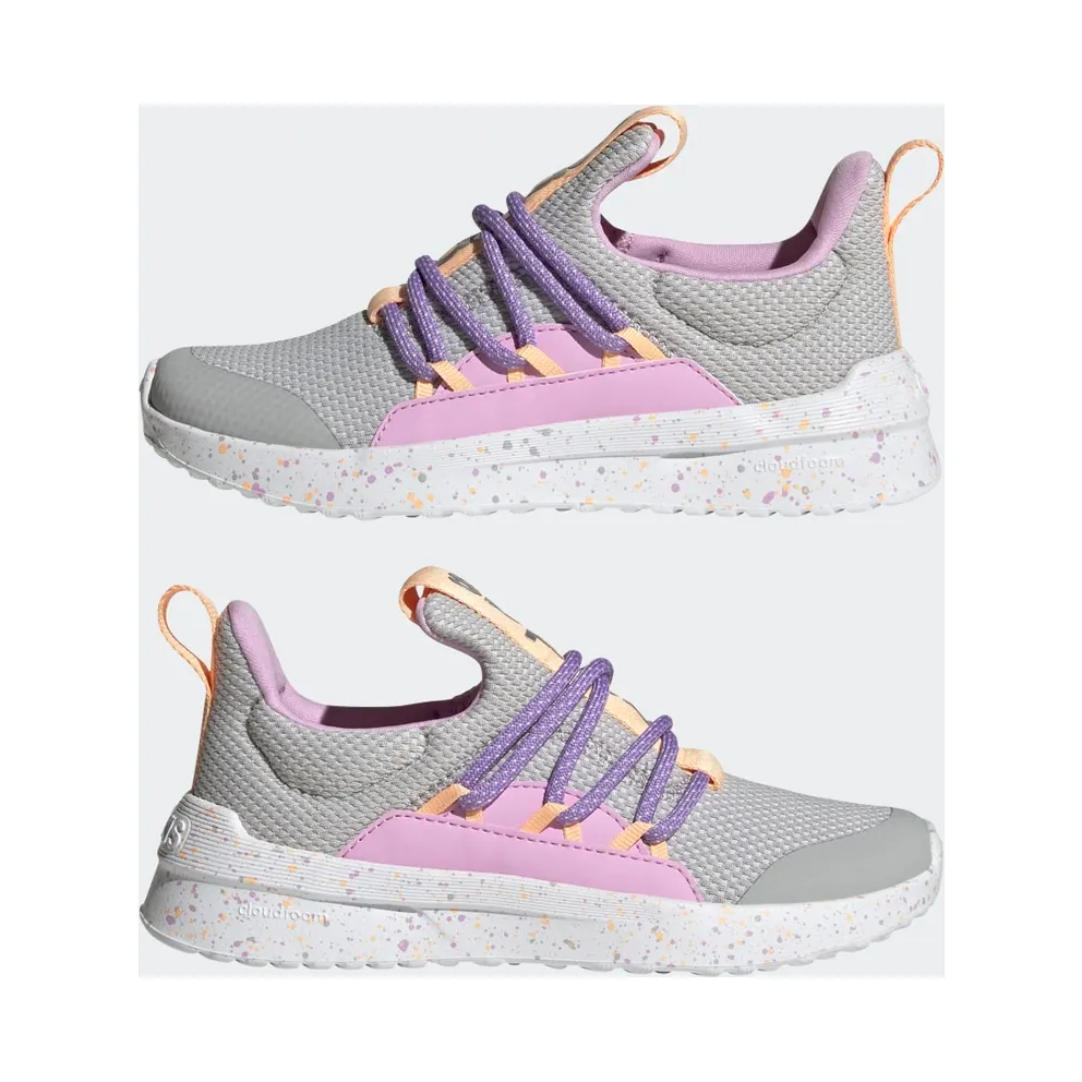 Adidas Lite Racer Adapt 5.0 Slip-On Lace Grey Two / Acid Orange / Bliss Lilac (HQ3753)