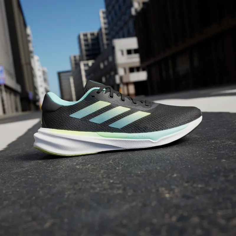 adidas Supernova Stride Core Black Pulse Lime Flash Aqua (IH2909)
