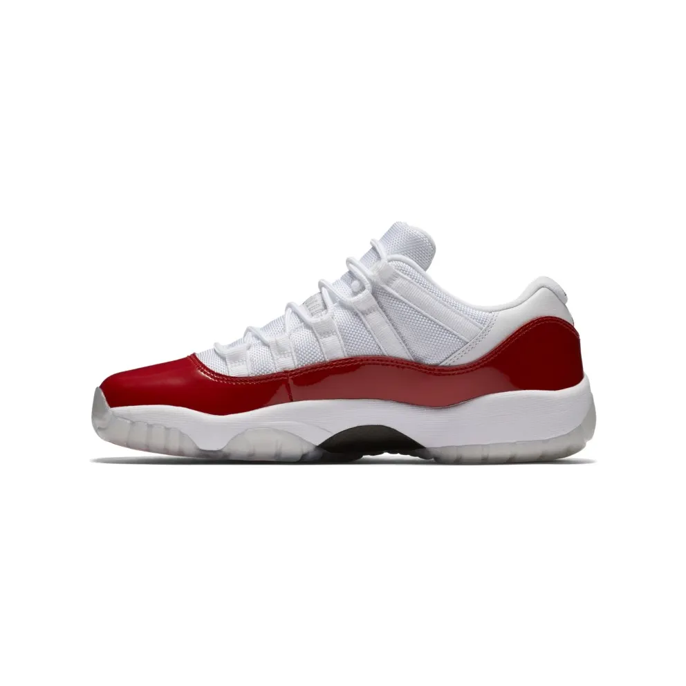 Jordan 11 Retro Low Cherry 2016 (GS) White/Varsity Red-Black (528896-102)