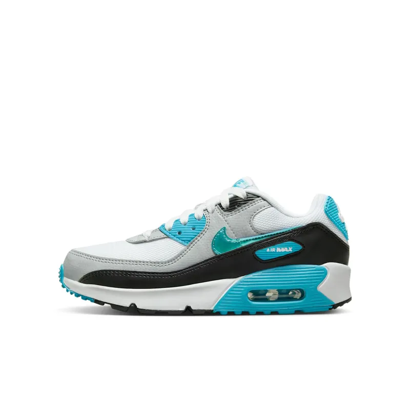 Nike Air Max 90 GS “Blue Lightning Metallic” (FD0678-100)