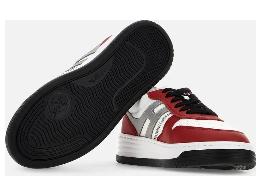 Sneakers Hogan H630 White Red (HXW6300EU53OI50PD9) (4)