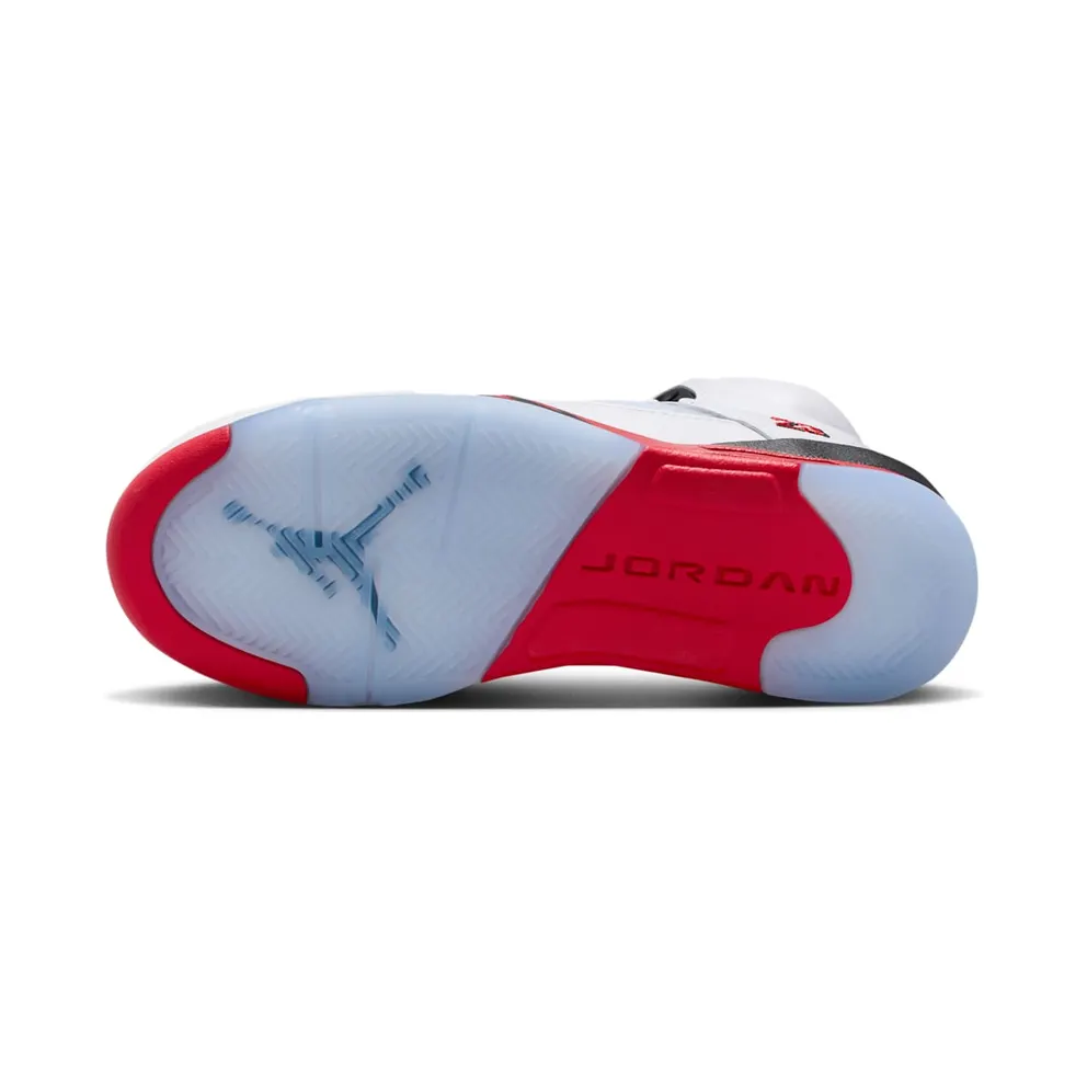 Jordan Air Jordan 5 “White/Fire Red/Black” (HQ7980-101)