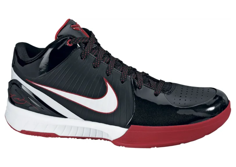 Nike Kobe 4 Black White Varsity Red