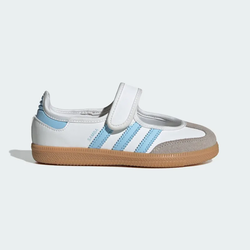 Adidas Samba Jane Cloud White / Clear Sky / Gum (JQ9305)