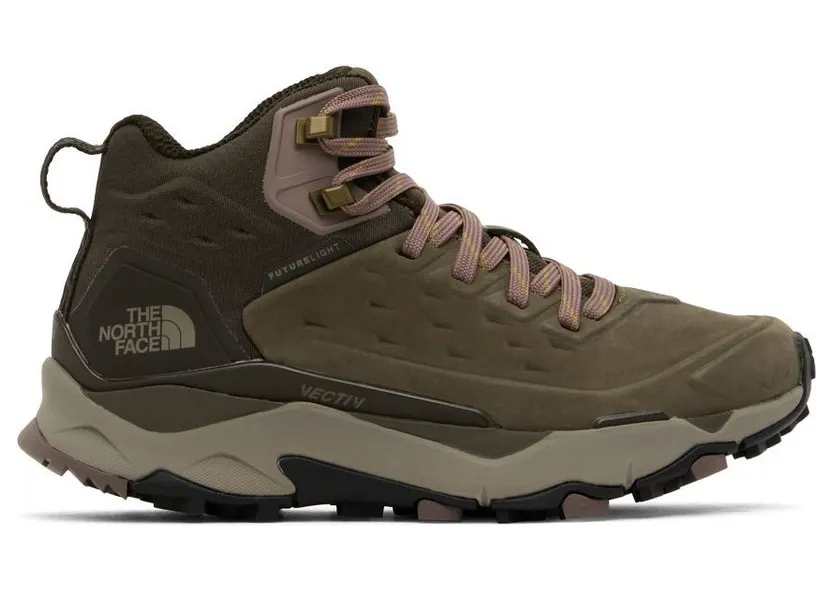 The North Face Brown Exploris Mid Sneakers (NF0A5G3A)