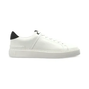 Balmain B-Court leren “White” (GM0VI288LVTR)