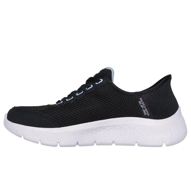 Skechers Slip-ins Waterproof: GO WALK Flex – Clear Creek Sneaker Black/Mauve