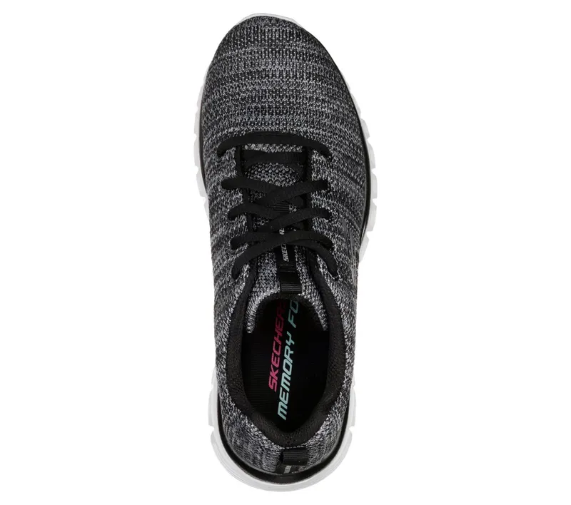 Skechers Graceful – Twisted Fortune Sneaker Black/White