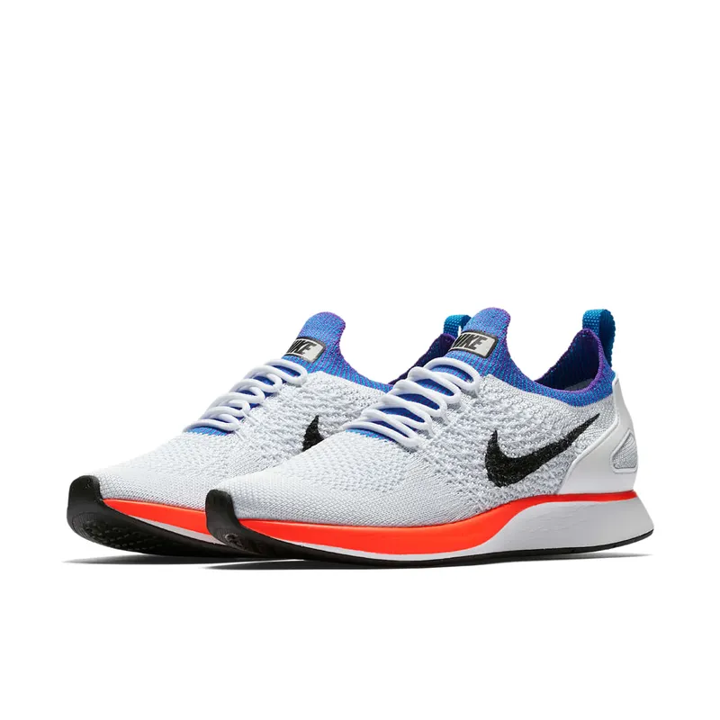 Nike Mariah Flyknit Racer Hyper Crimson (W) White/Hyper Crimson-Pure Platinum (917658-100)