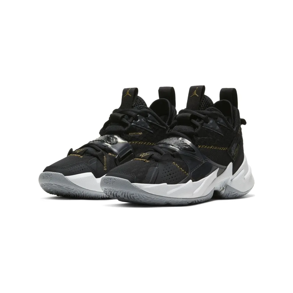 Jordan Why Not Zer0.3 The Family (GS) Black/Metallic Gold-White-Wolf Grey (CD5804-001)