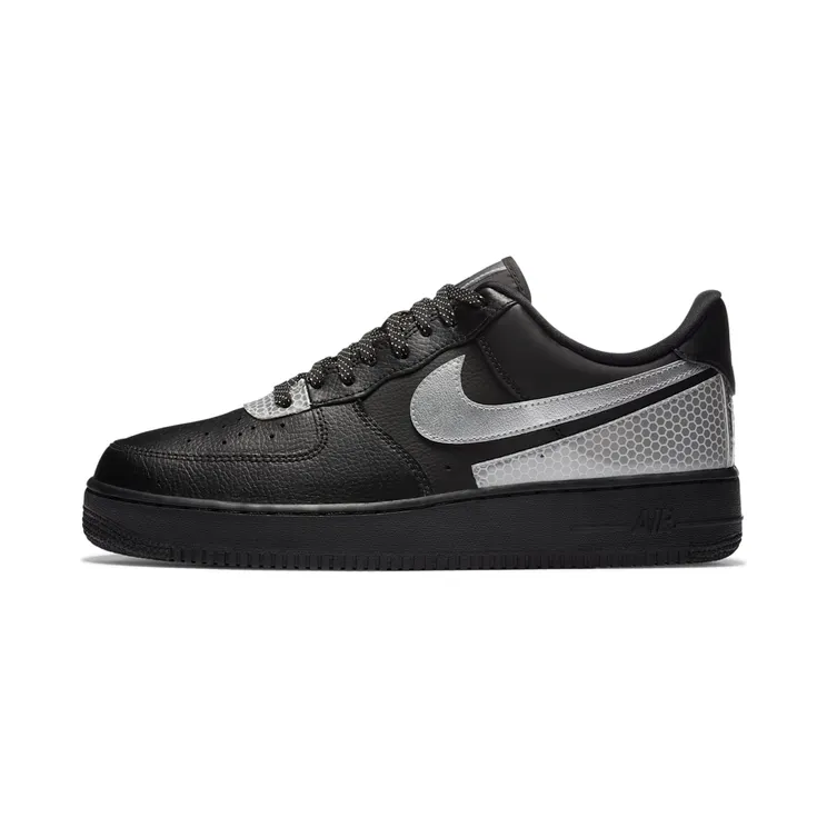 Nike Air Force 1 ’07 Lv8 3M “Black / Metallic Silver” (CT2299-001)